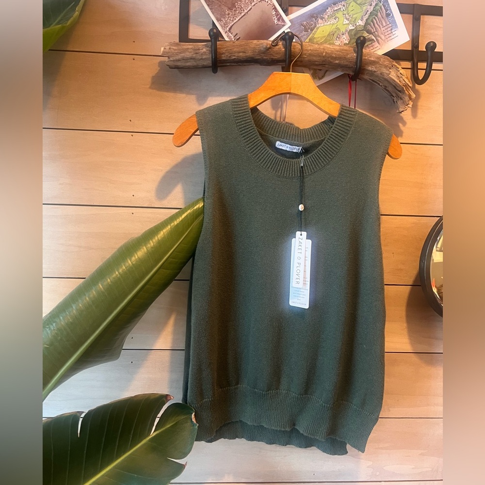 NWT ZAKET & PLOVER Sweater Vest - Picture 3 of 8